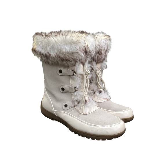 SPORTO Minor Waterproof Suede Mid-Calf Boot with Faux Fur Trim Womens 11 - Picture 4 of 8